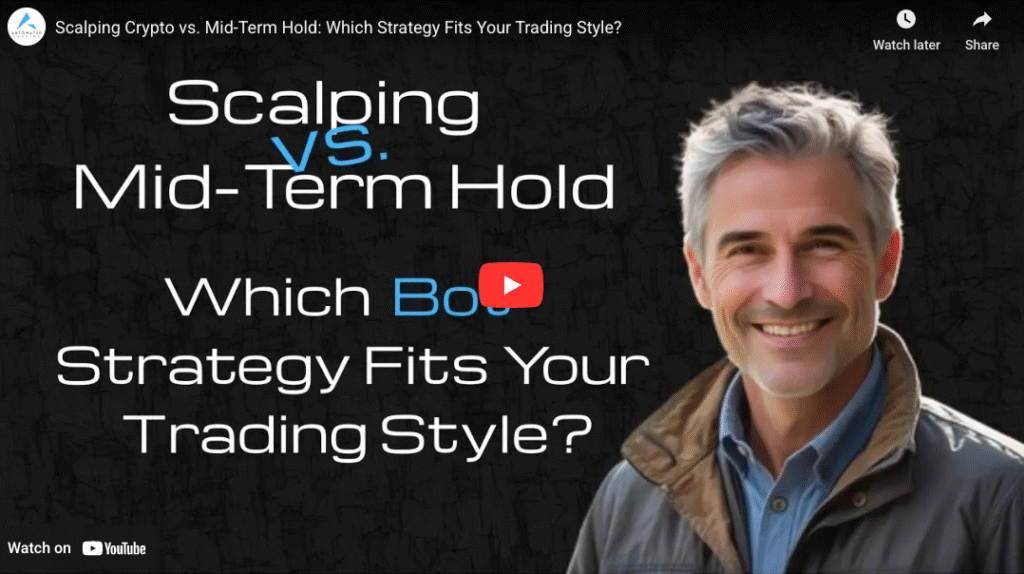 Scalping Crypto Vs. Mid-Term Hold: Which Strategy Fits Your Trading Style? 1 Scalping Crypto